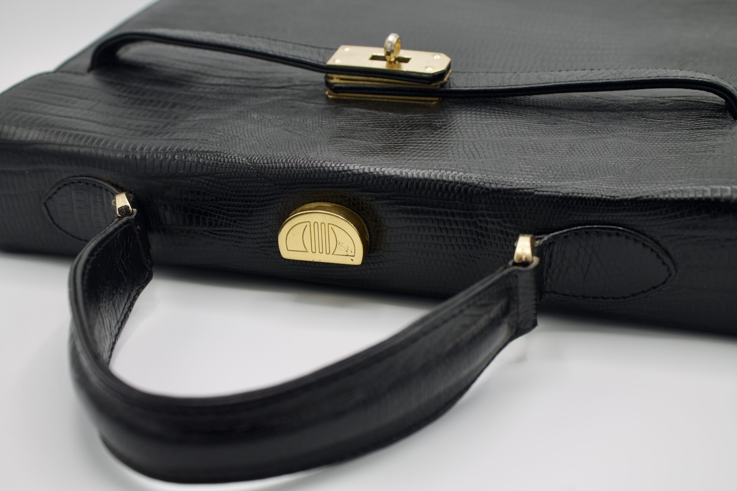 Borsa Bussola nera - taglio classico - immagine 7
