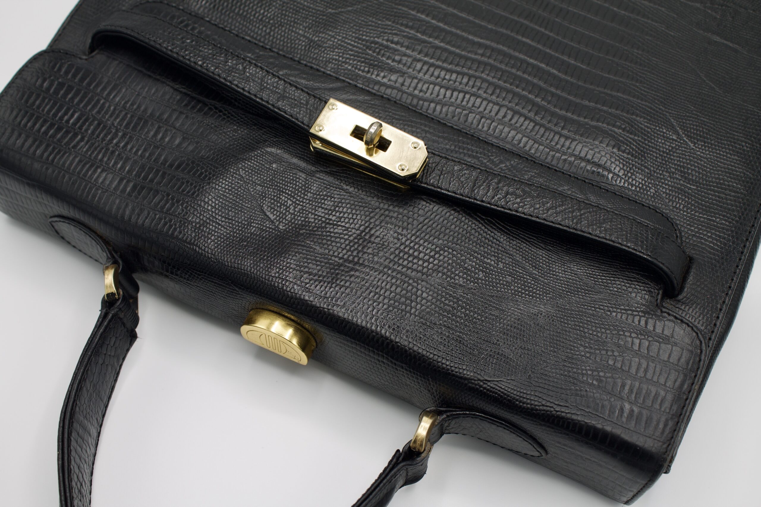 Borsa Bussola nera - taglio classico - immagine 8