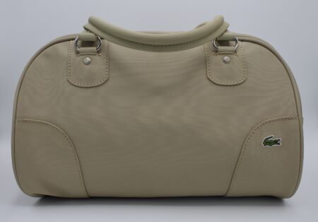 Borsa Lacoste beige dalla linea sportiva