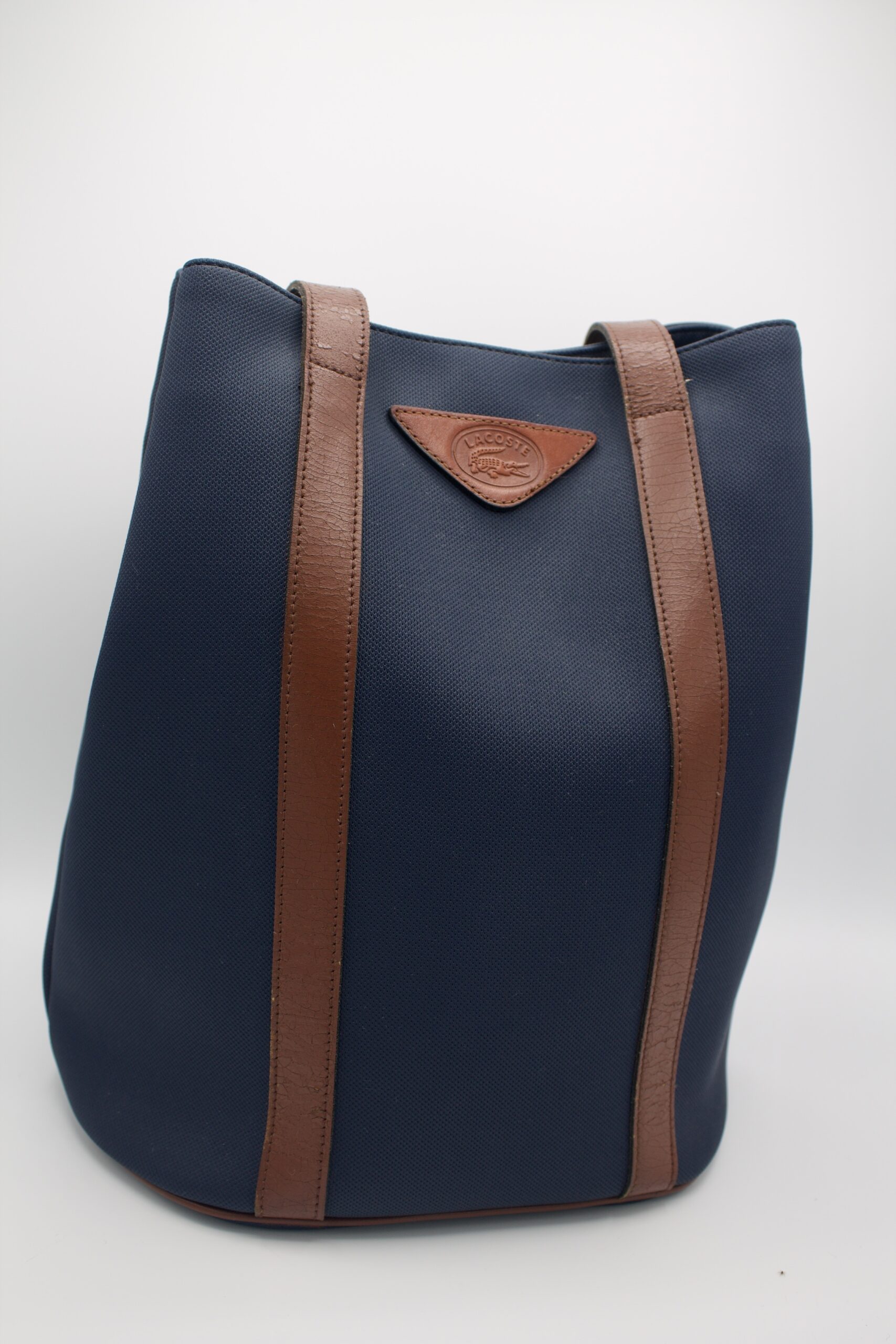 Borsa Lacoste a secchiello in blu