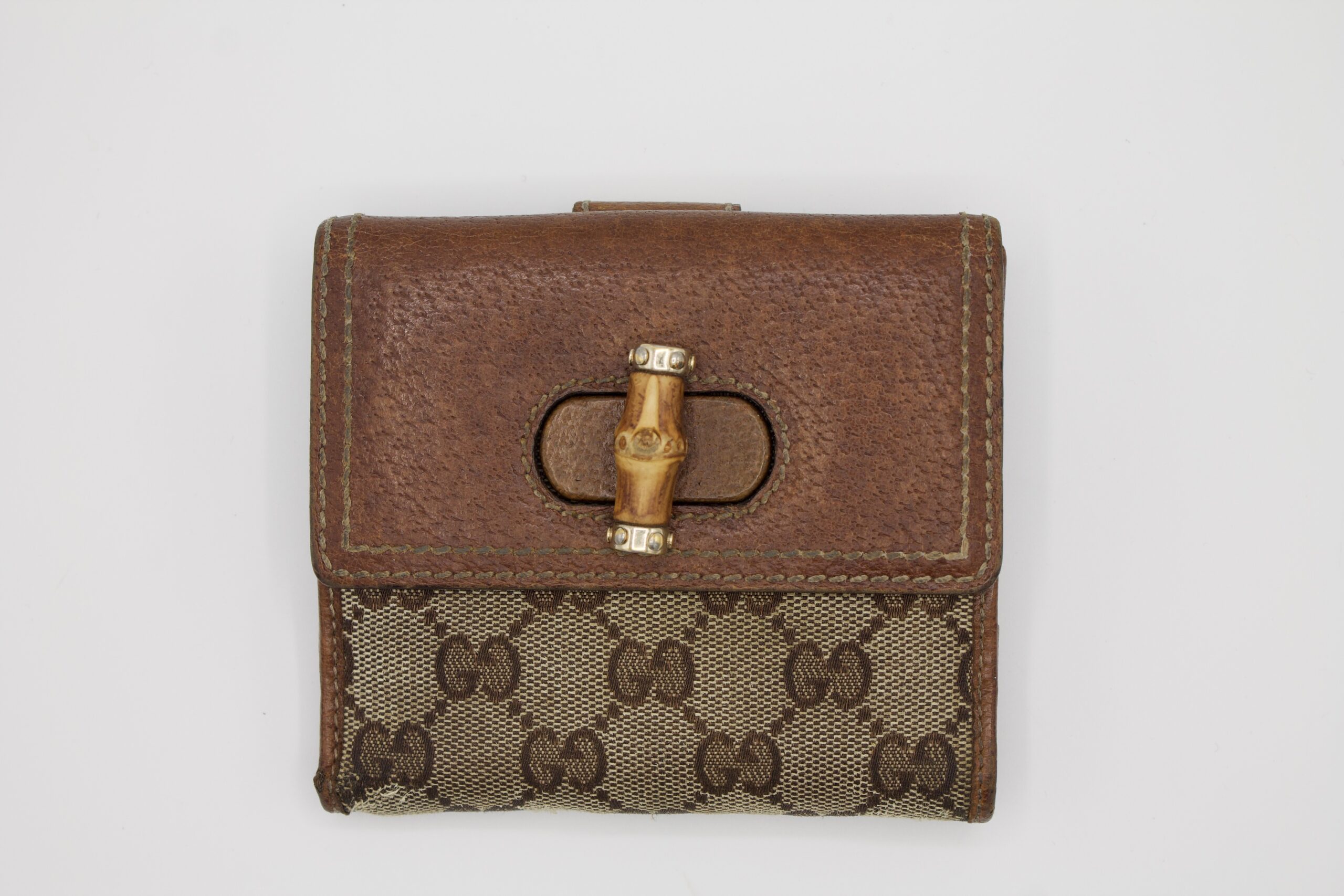 Portafoglio Gucci vintage con logo GG - immagine 2