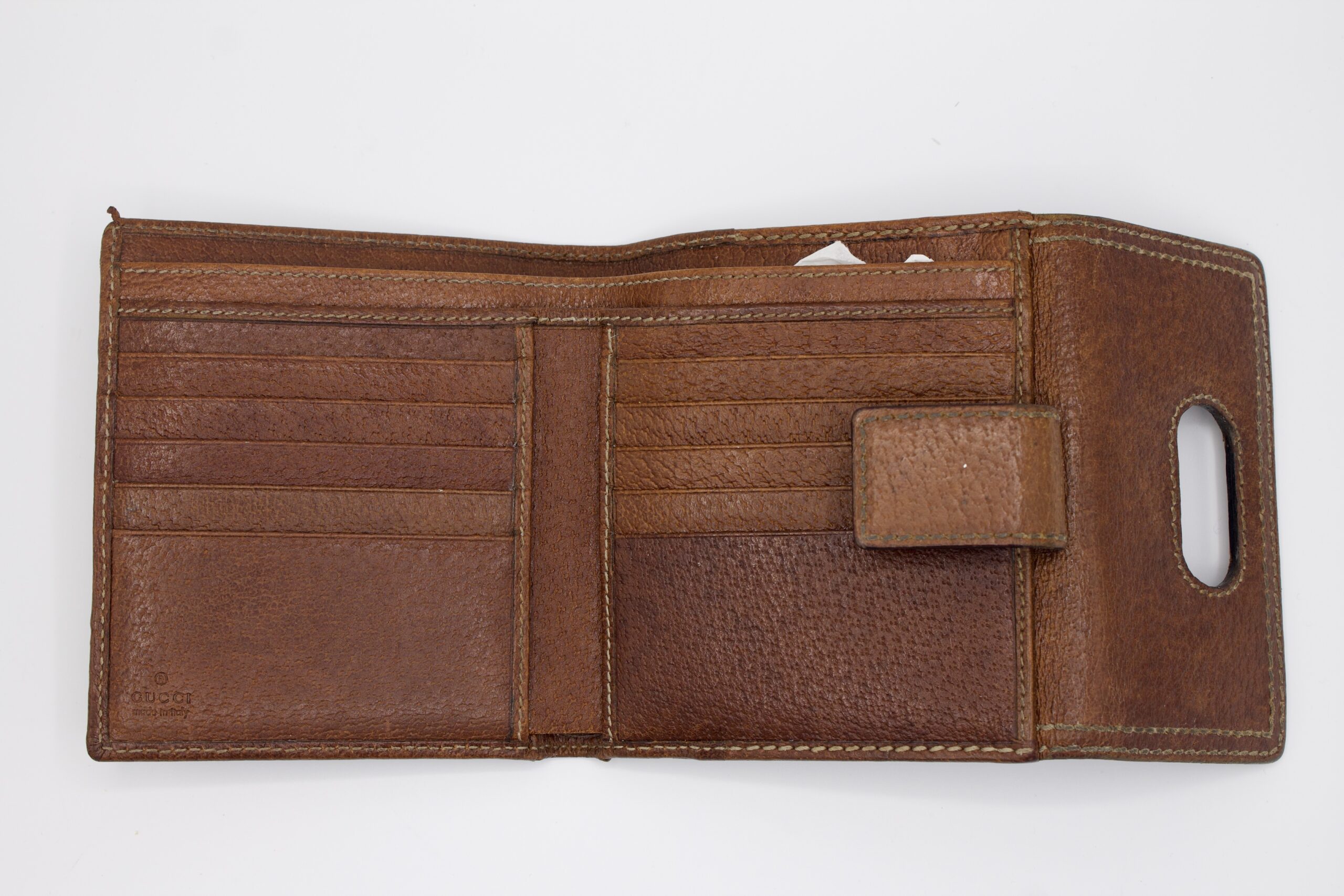 Portafoglio Gucci vintage con logo GG - immagine 6
